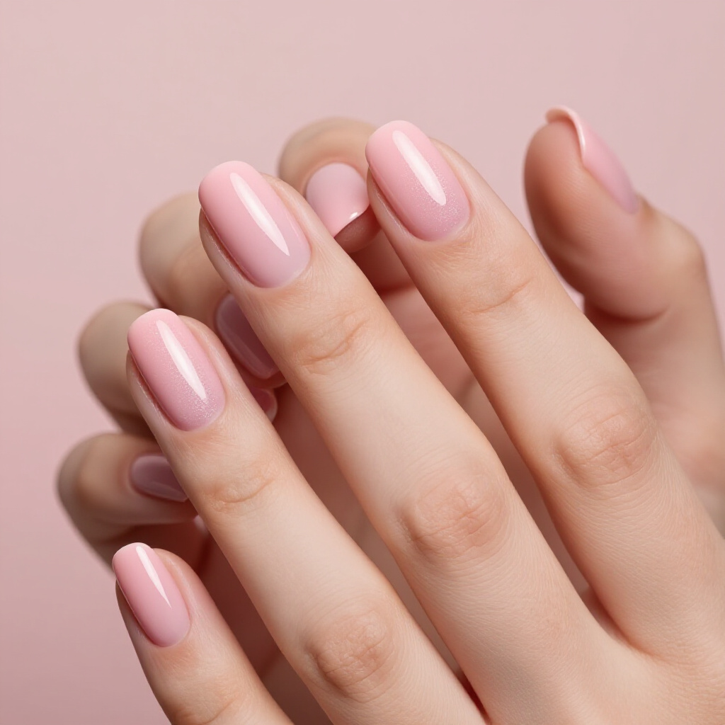 Bubblegum Pink Velvet Nails for a Fun and Playful Vibe - pink short simple velvet nails
