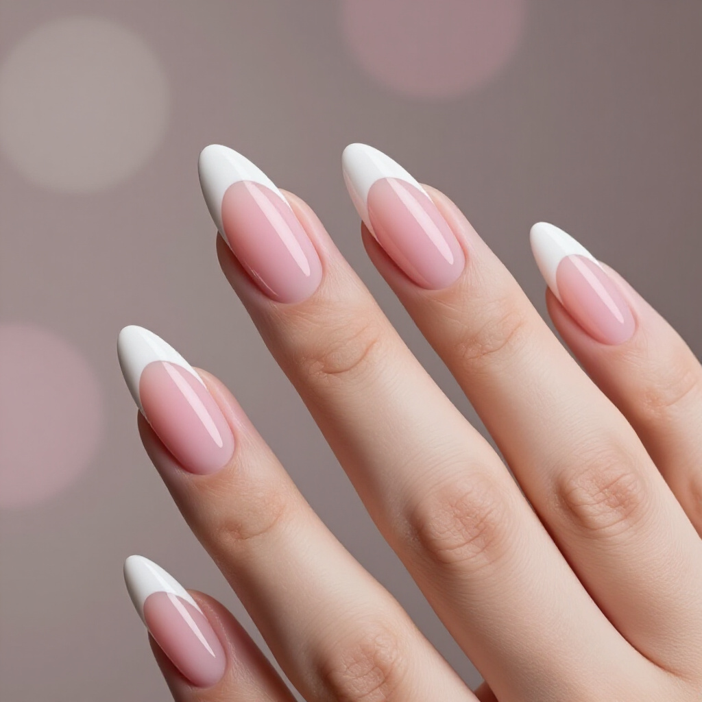 French Tip Nails with Geometric Accents for a Modern Edge - french tip nails French Tip Nails with Geometric Accents for a Modern Edge - french tip nails