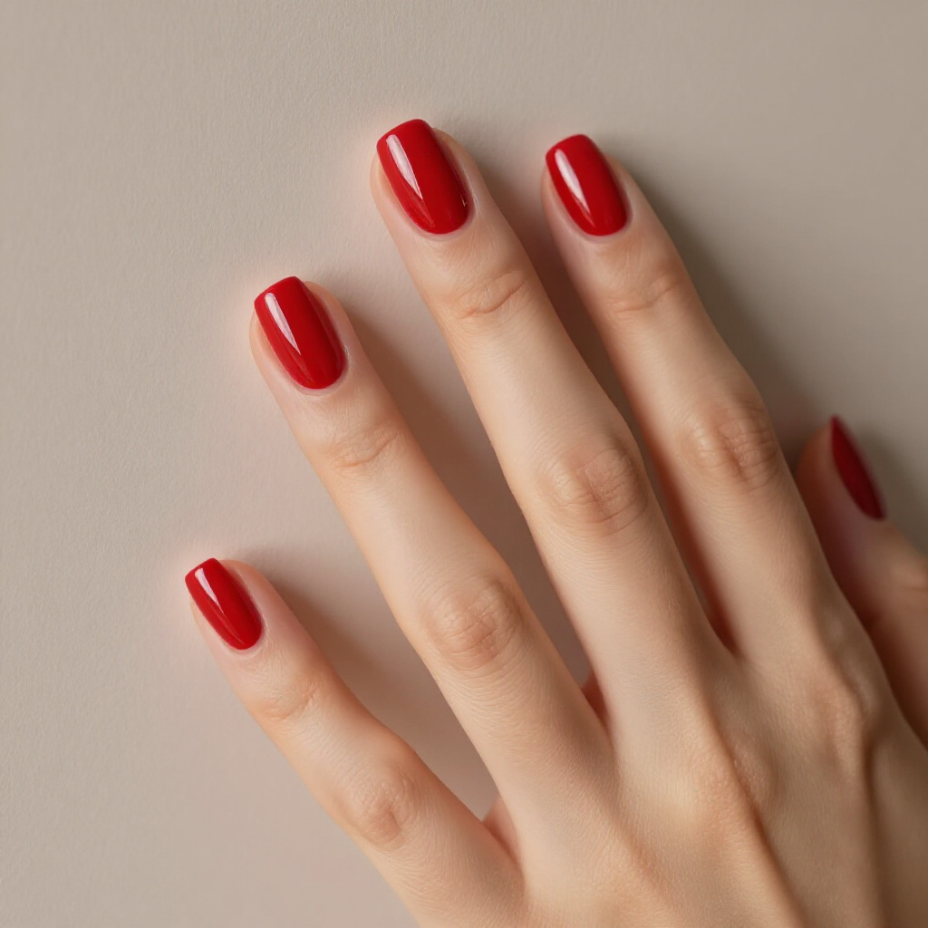 Colourful Tips: Vibrant Red, Blue, or Green French Designs - short french tip nails Colourful Tips: Vibrant Red, Blue, or Green French Designs - short french tip nails