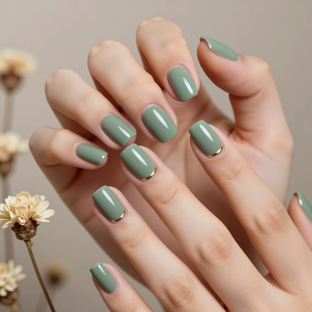 Nude Base with Milky White Tips: Subtle & Trendy - short french tip nails Nude Base with Milky White Tips: Subtle & Trendy - short french tip nails