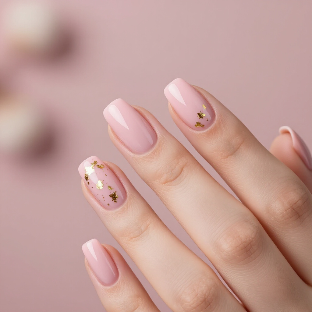 Chrome French Tips on Short Natural Nails: Futuristic Shine - short french tip nails Chrome French Tips on Short Natural Nails: Futuristic Shine - short french tip nails