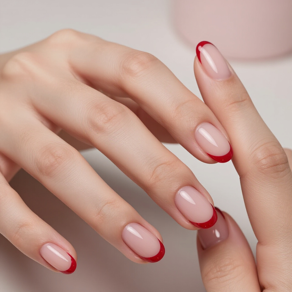 Marble Effect French Tips on Short Natural Nails for Artistic Flair - short french tip nails Marble Effect French Tips on Short Natural Nails for Artistic Flair - short french tip nails
