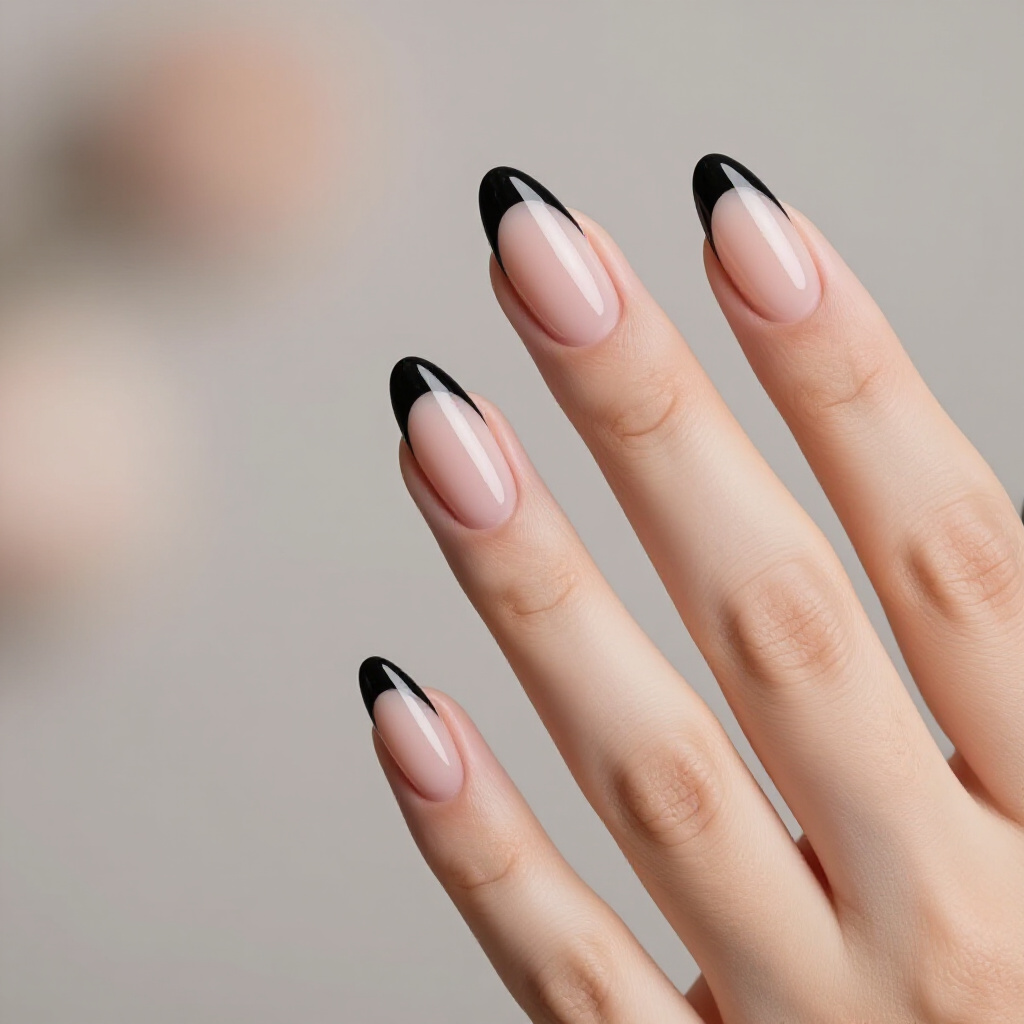 Subtle Glitter Gradient Almond French Tip Nails - almond french tip nails Subtle Glitter Gradient Almond French Tip Nails - almond french tip nails