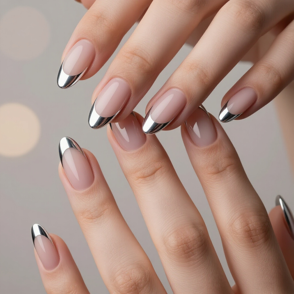 Pastel Hues Almond French Tips for a Springtime Vibe - almond french tip nails Pastel Hues Almond French Tips for a Springtime Vibe - almond french tip nails
