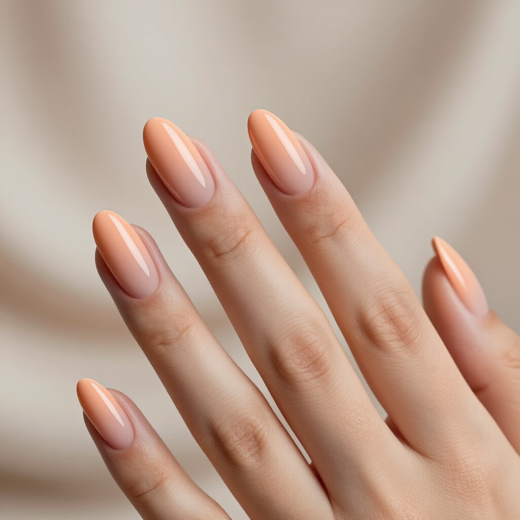 Chrome Effect Almond French Tips with a Mirror Shine - almond french tip nails Chrome Effect Almond French Tips with a Mirror Shine - almond french tip nails
