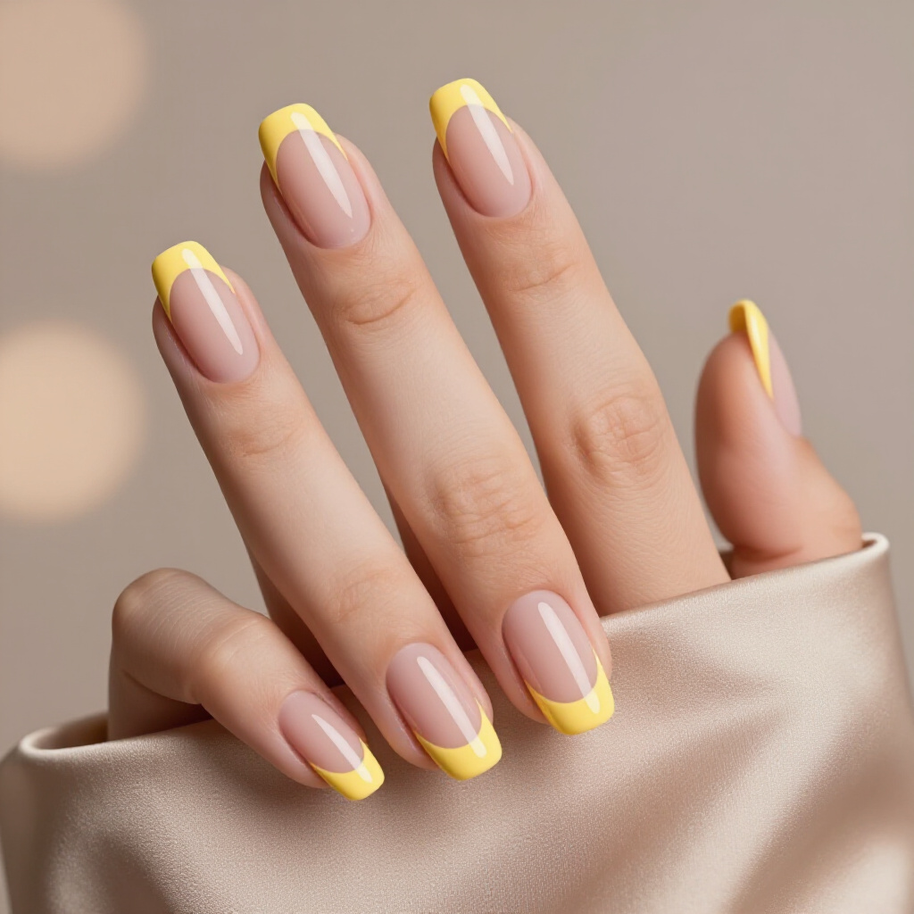 Double French Tip Almond Nails in Contrasting Colors - almond french tip nails Double French Tip Almond Nails in Contrasting Colors - almond french tip nails