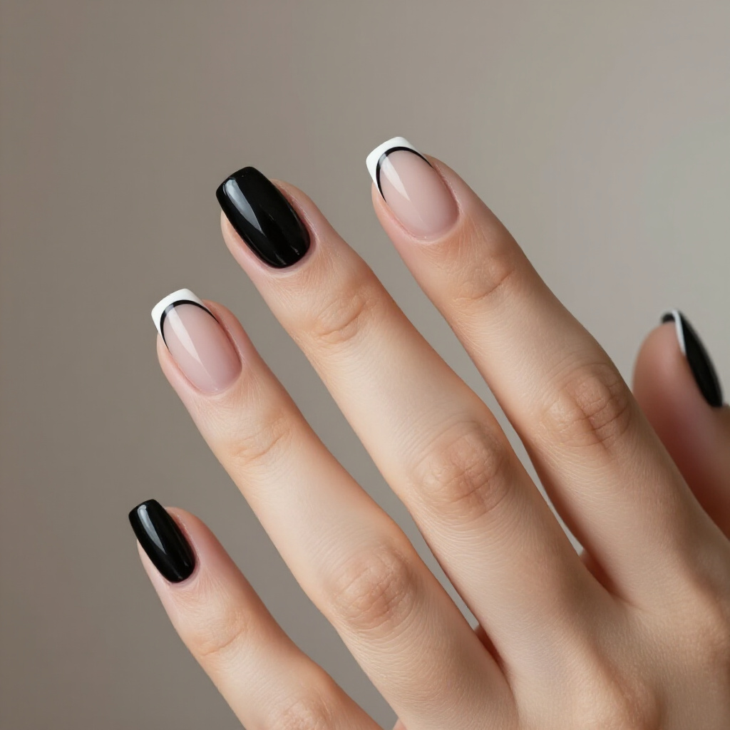 Micro French Tip Nails in White for Minimalist Chic - white short french tip nails Micro French Tip Nails in White for Minimalist Chic - white short french tip nails