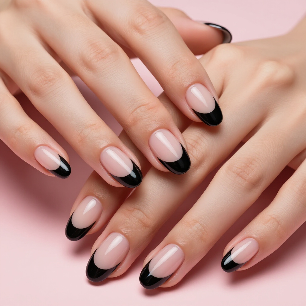 Soft Peach Nude with Muted Coral French Tips - nude short french tip nails Soft Peach Nude with Muted Coral French Tips - nude short french tip nails