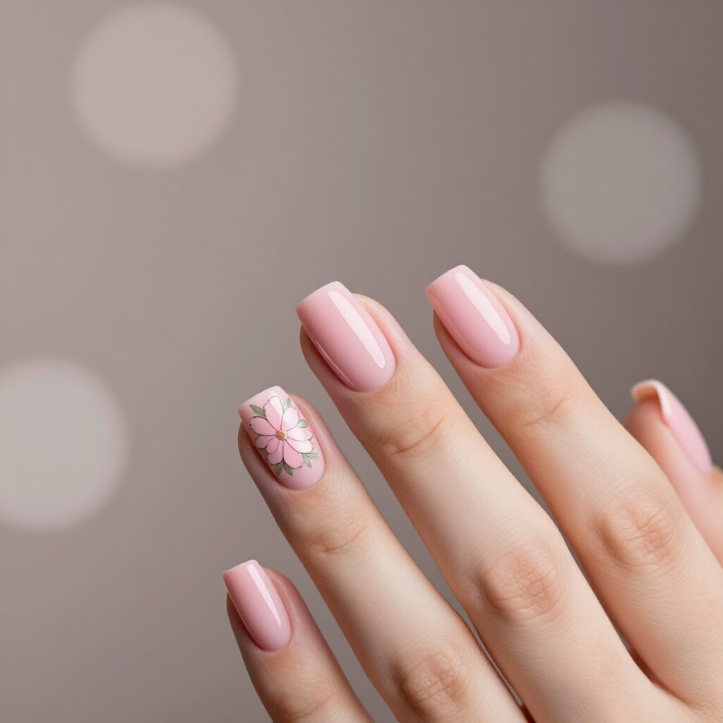 Hot Pink French Tips with a Glossy, High-Shine Top Coat - pink short simple french tip nails