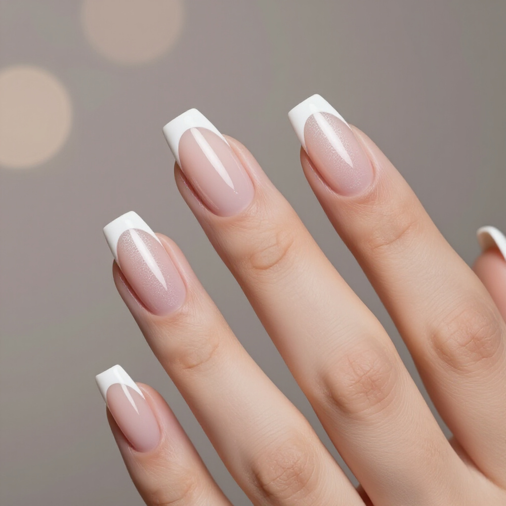 Flames on Black Almond French Tips: Fiery Statement - black almond french tip nails