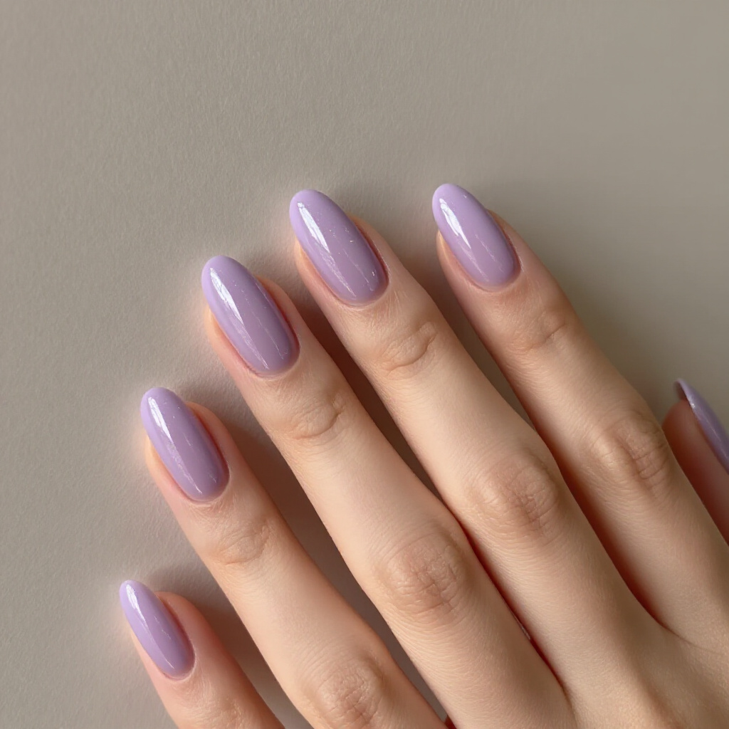 Dusty Rose Nude with White Almond French Tips - nude almond french tip nails