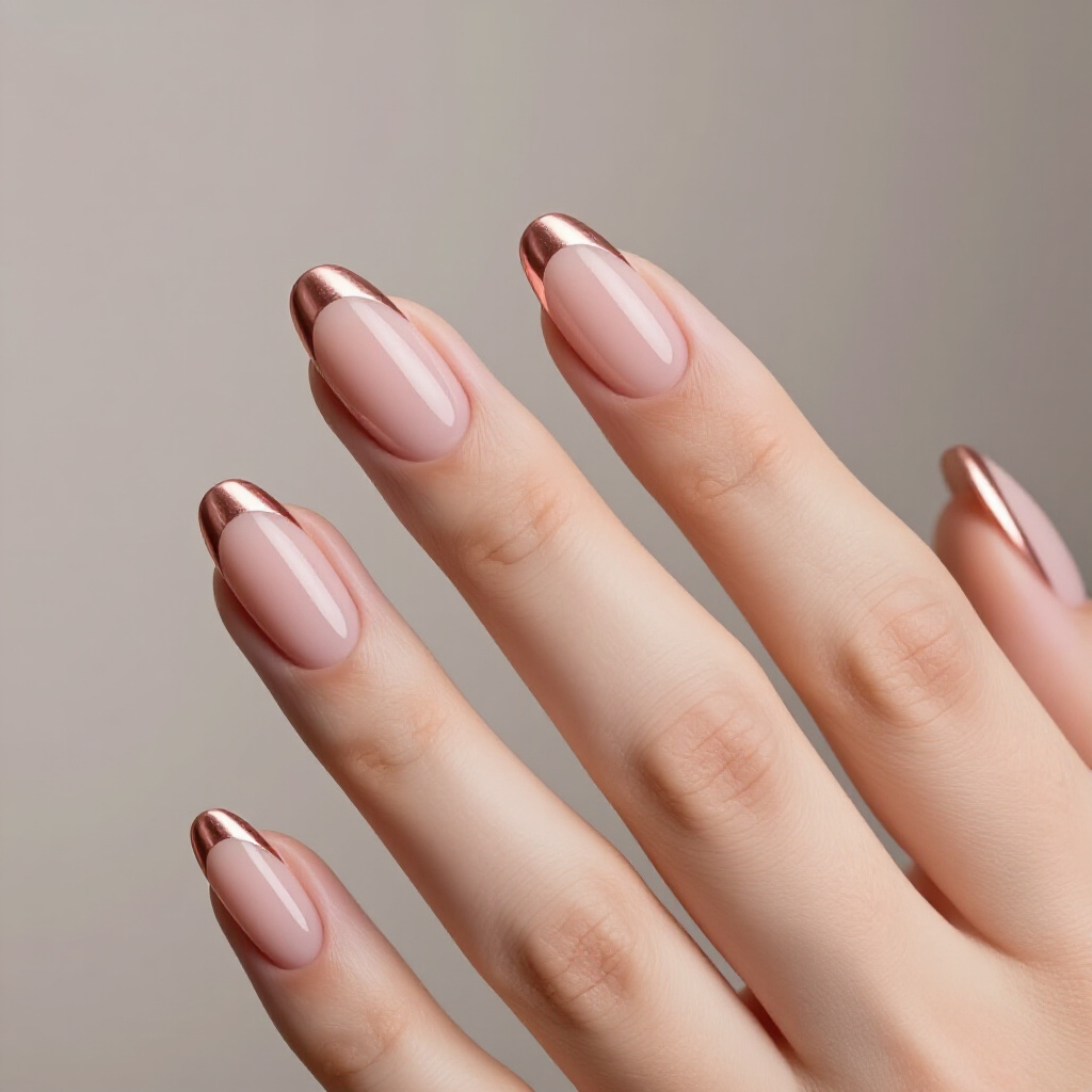 Sheer Strawberry Pink with 3D Rose Embellishment on Accent Nail - pink almond classy french tip nails