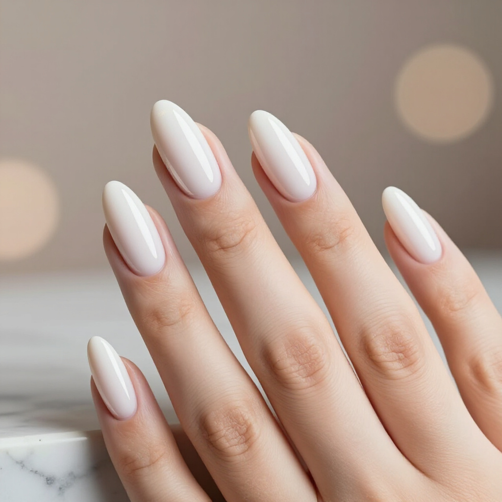 Classic Midnight Blue Almond Cat Eye Nails with a Silver Shift - cat eye nails Classic Midnight Blue Almond Cat Eye Nails with a Silver Shift - cat eye nails