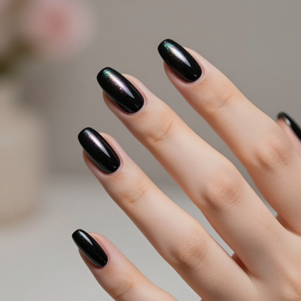 Emerald Green Swirling Cat Eye Almond Nails for a Bold Statement - cat eye nails Emerald Green Swirling Cat Eye Almond Nails for a Bold Statement - cat eye nails