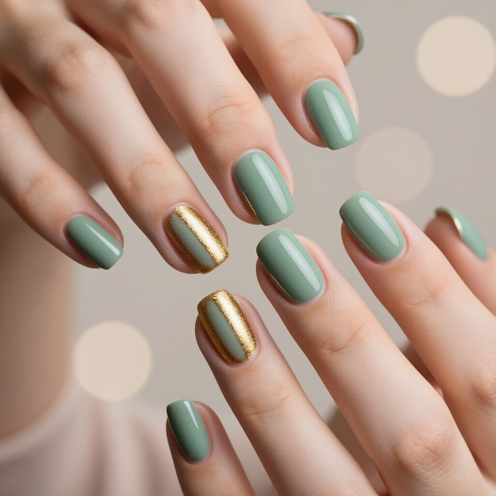 Deep Teal Short Cat Eye Nails With A Sophisticated Edge - short cat eye nails Deep Teal Short Cat Eye Nails With A Sophisticated Edge - short cat eye nails