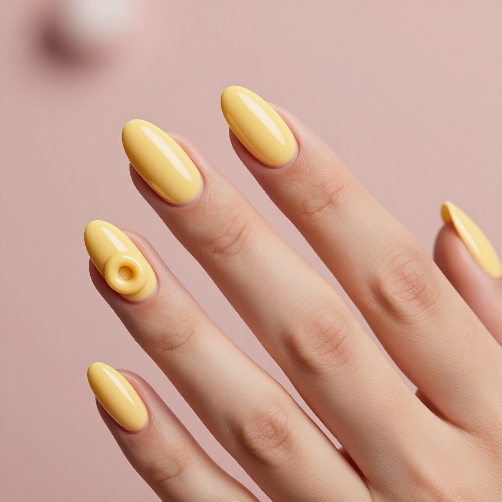Milky White Almond Cat Eye Nails for Subtle Sophistication - almond cat eye nails