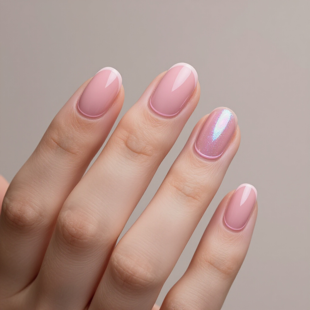 Vibrant Hot Pink Short Cat Eye with Bold Magnetism - pink short cat eye nails