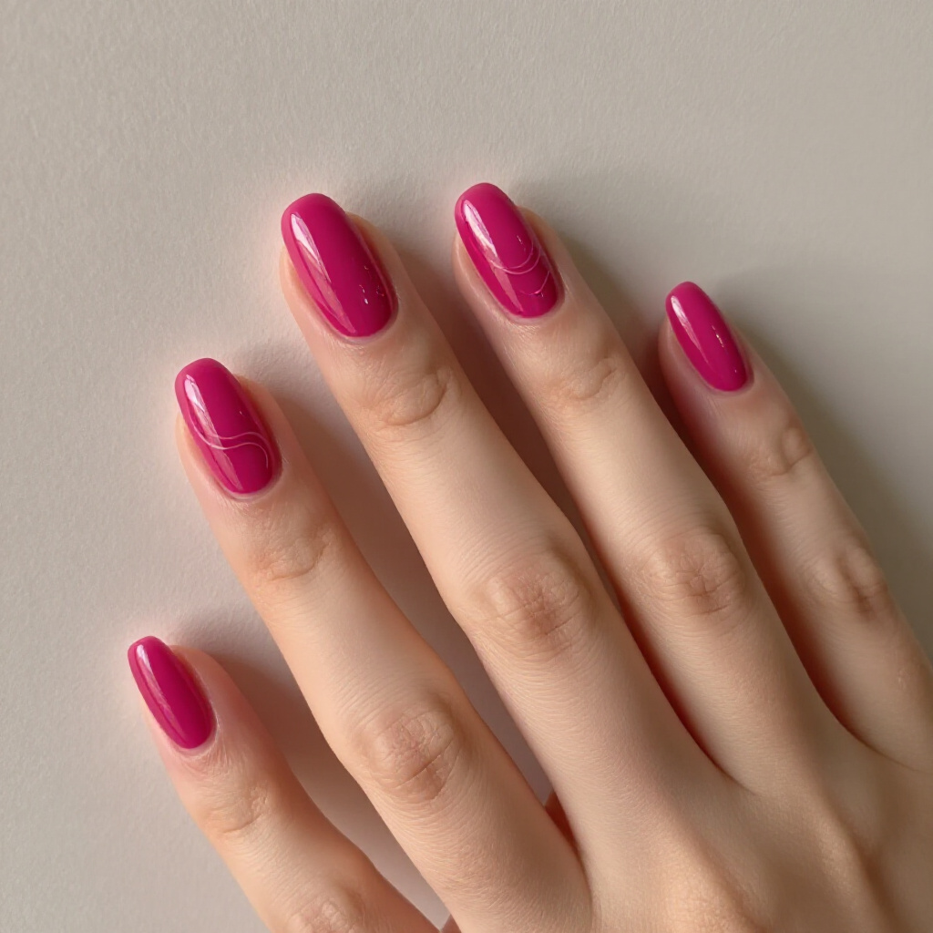 Sheer Peach Pink Short Cat Eye with Golden Undertones - pink short cat eye nails