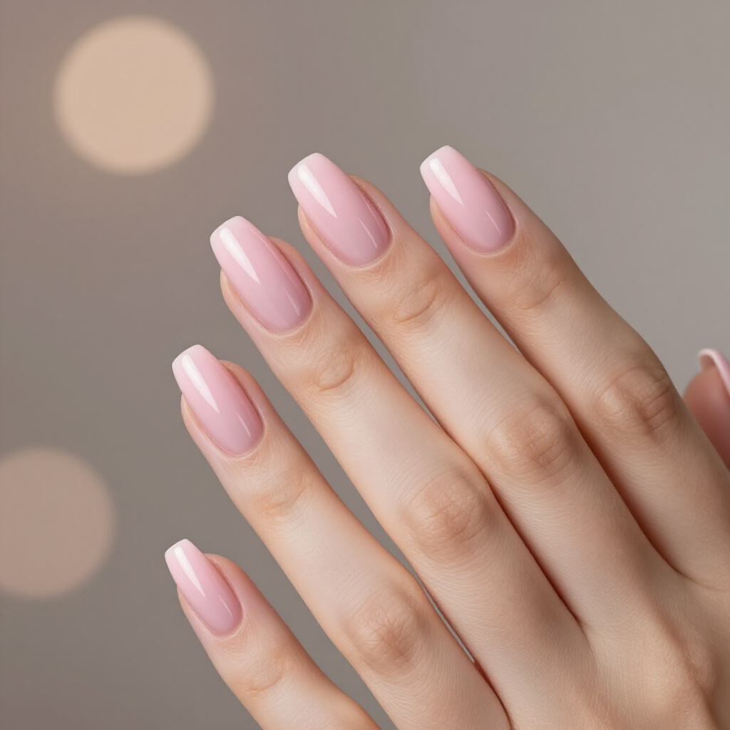 Barbie Pink Short Cat Eye with a Chrome Accent Nail - pink short cat eye nails