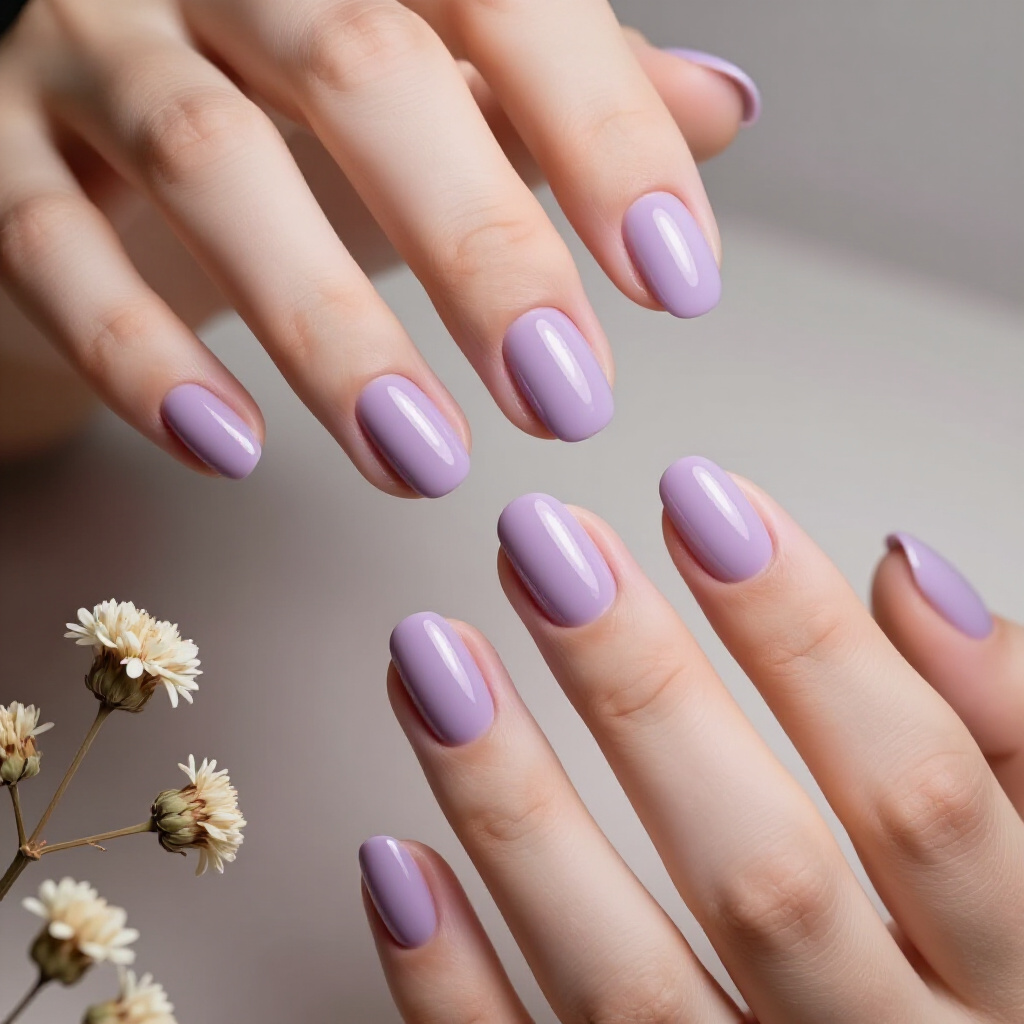 Peachy Pink Short Cat Eye with a Subtle Gold Shimmer - pink short cat eye nails