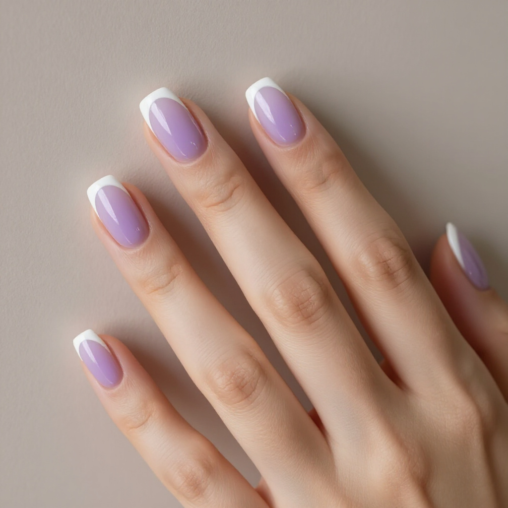 Minimalist White Short Cat Eye Nails with a Single Accent Nail - white short cat eye nails Minimalist White Short Cat Eye Nails with a Single Accent Nail - white short cat eye nails