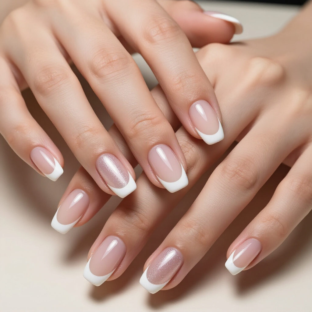 White Jelly Short Cat Eye Nails for a Translucent Chic Look - white short cat eye nails White Jelly Short Cat Eye Nails for a Translucent Chic Look - white short cat eye nails