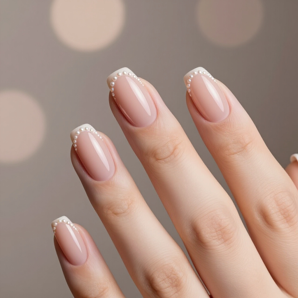 Rich Caramel Nude with Bronze Cat Eye Depth - nude short cat eye nails Rich Caramel Nude with Bronze Cat Eye Depth - nude short cat eye nails