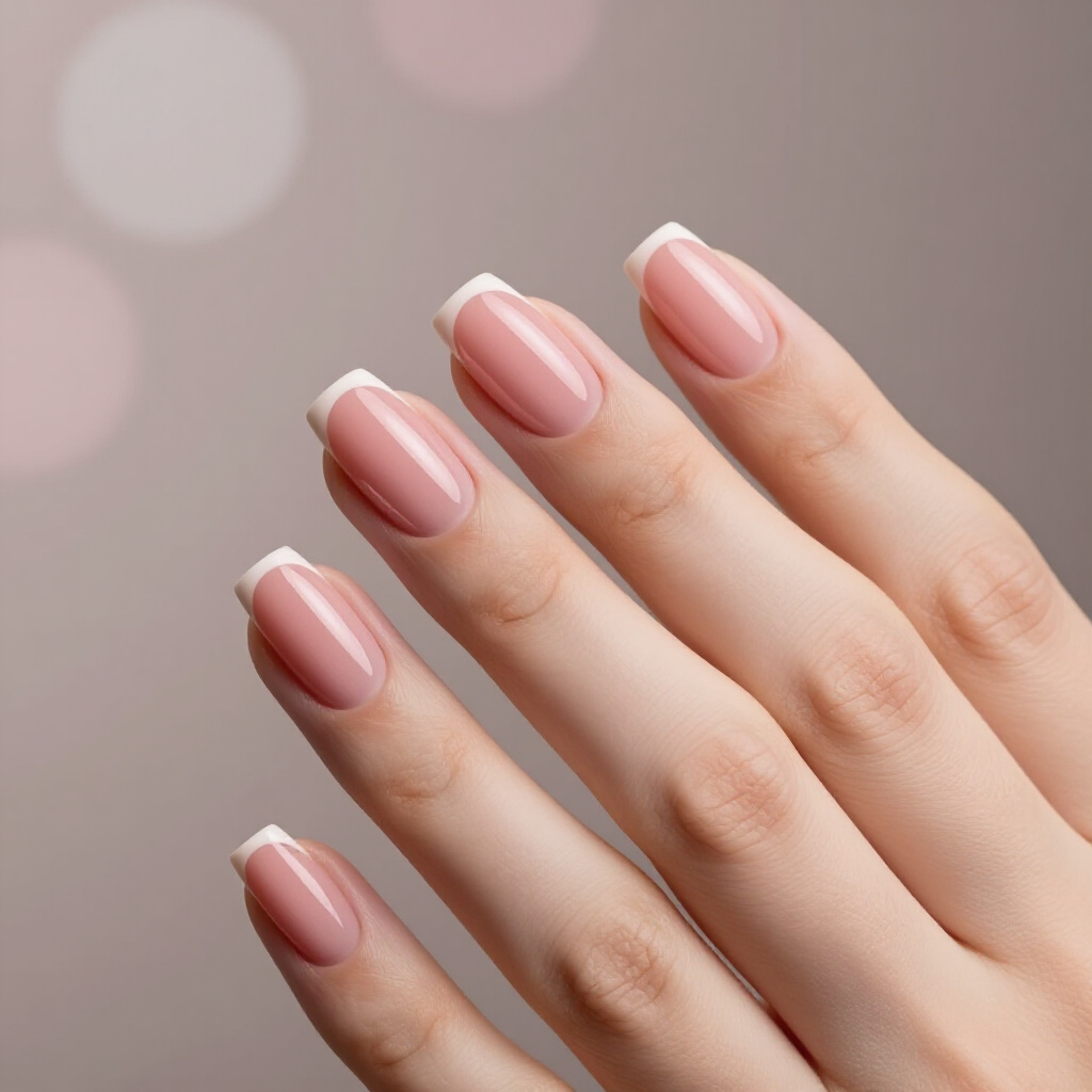 Sheer Pink with a Deep Magenta Cat Eye Swirl - pink short classy cat eye nails