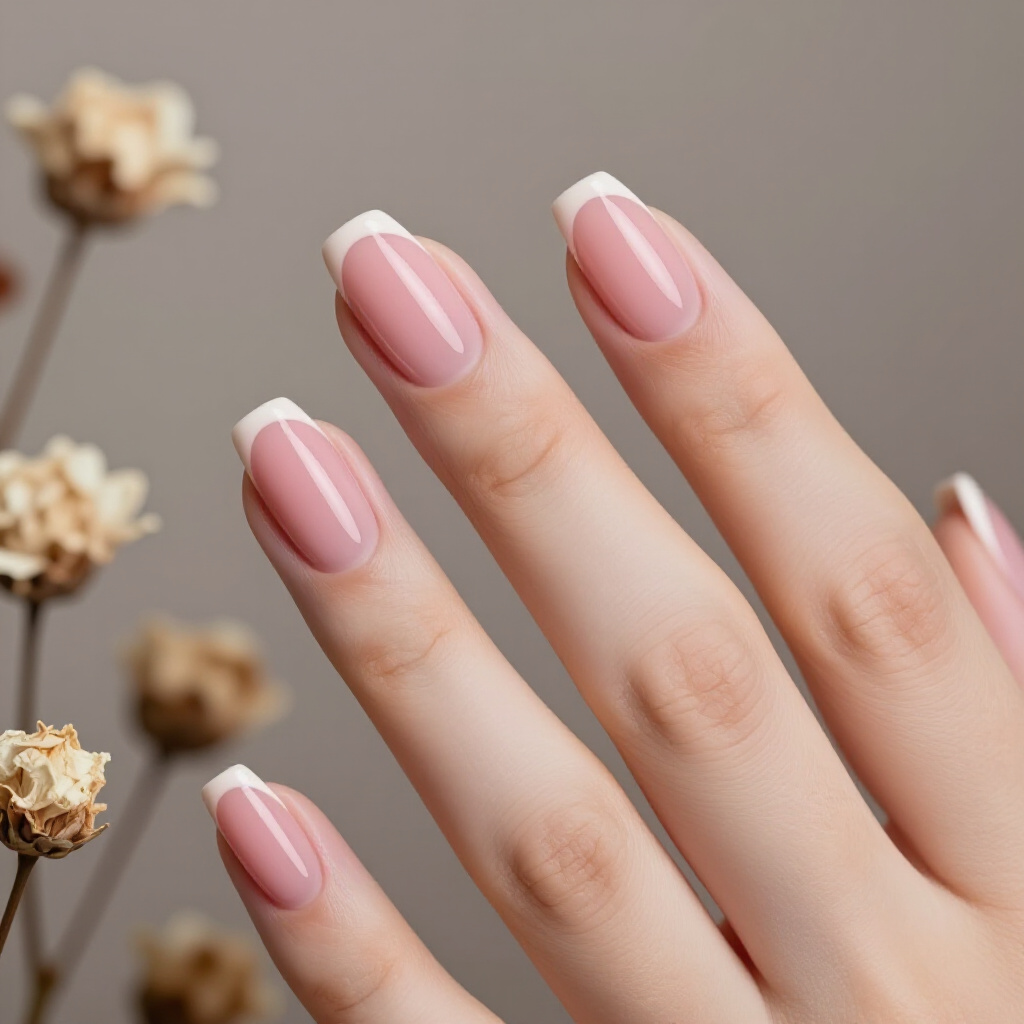 Pale Pink Short Simple Cat Eye Nails with a Holographic Glint - pink short simple cat eye nails Pale Pink Short Simple Cat Eye Nails with a Holographic Glint - pink short simple cat eye nails