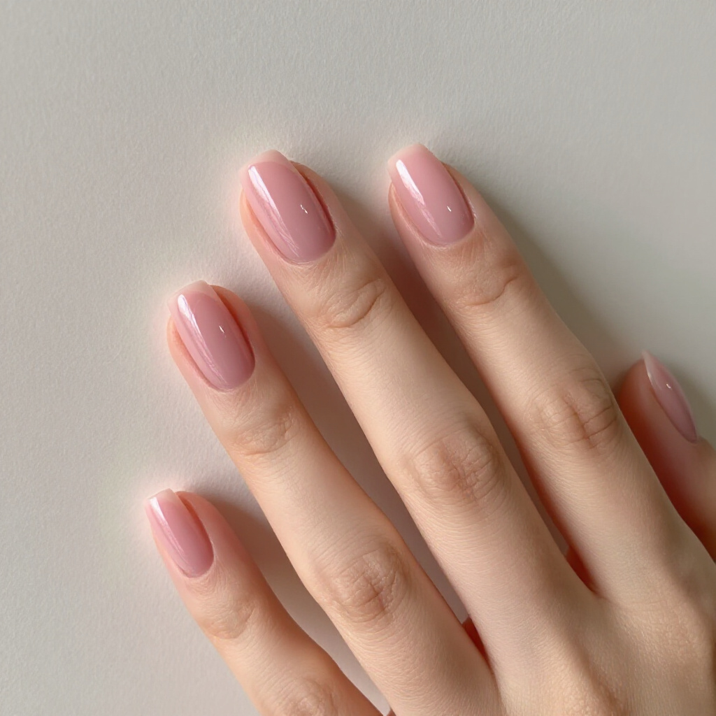 Cotton Candy Pink Short Simple Cat Eye Nails with Subtle Glitter Dust - pink short simple cat eye nails Cotton Candy Pink Short Simple Cat Eye Nails with Subtle Glitter Dust - pink short simple cat eye nails
