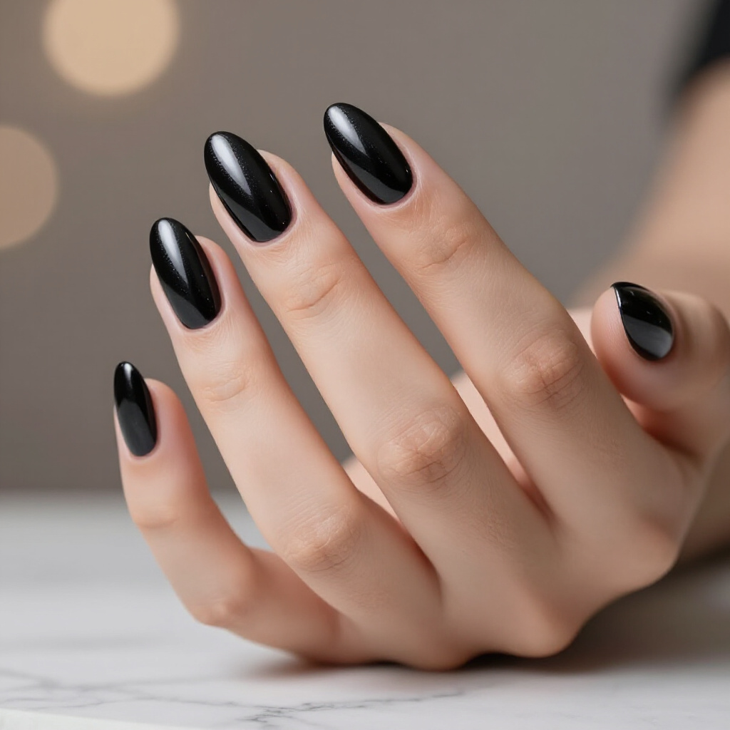 Deep Burgundy Black Almond Cat Eye for Rich Sophistication - black almond cat eye nails Deep Burgundy Black Almond Cat Eye for Rich Sophistication - black almond cat eye nails