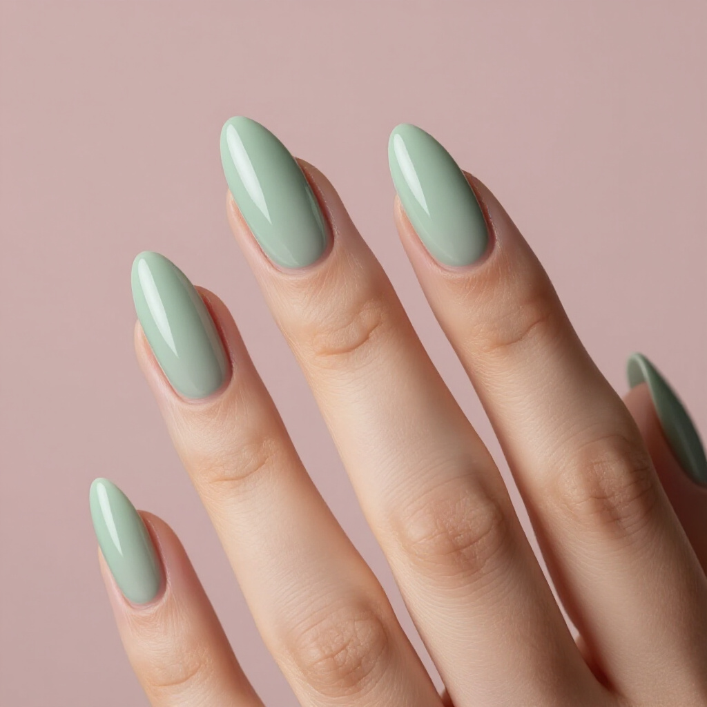 Sleek Black Almond Cat Eye with Geometric Chrome Lines - black almond cat eye nails Sleek Black Almond Cat Eye with Geometric Chrome Lines - black almond cat eye nails