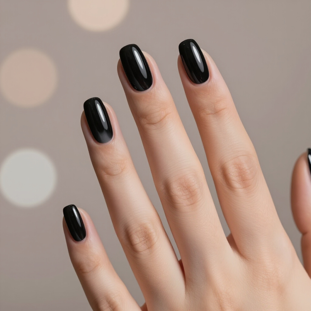 Deep Emerald Green Shift Black Almond Cat Eye Nails - black almond cat eye nails