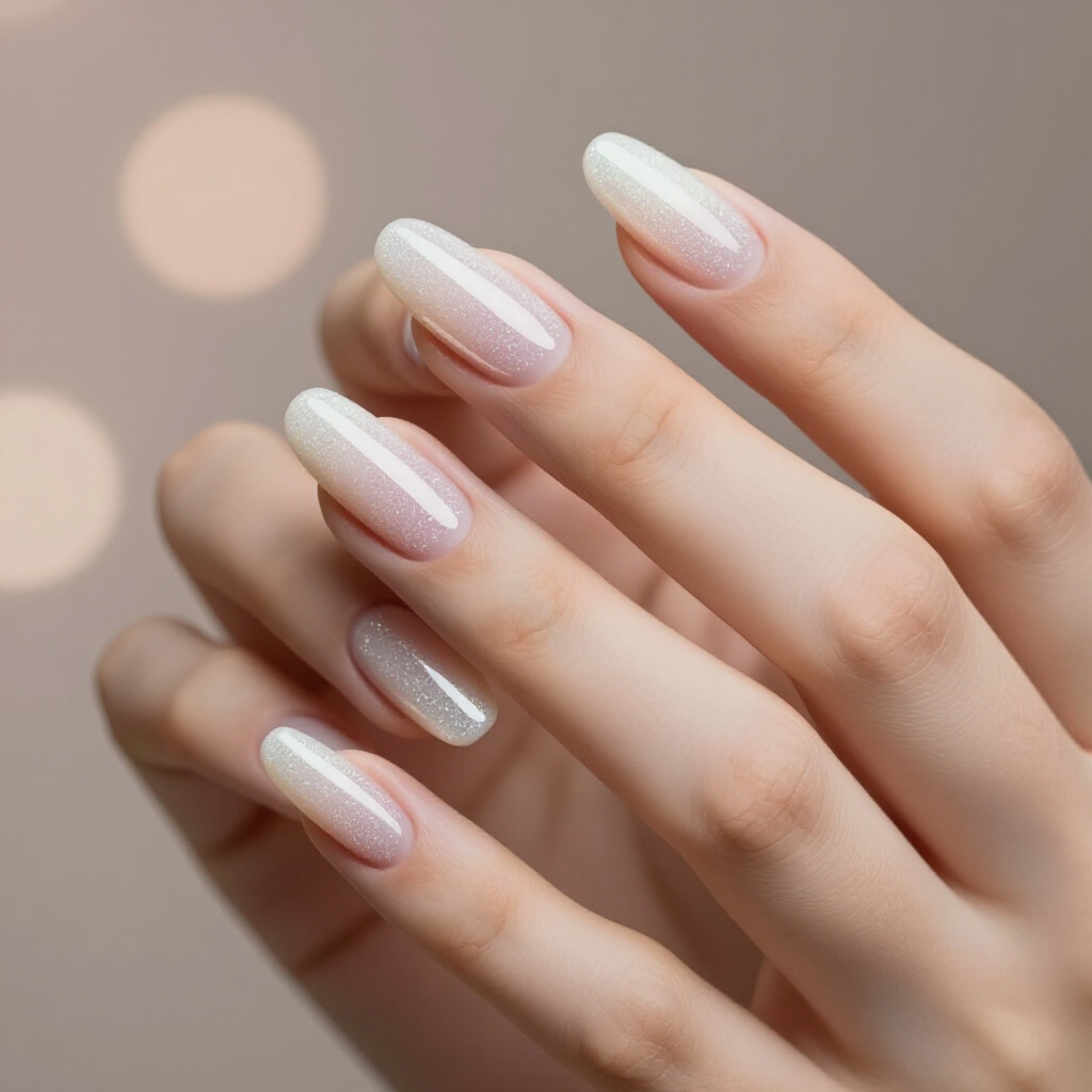 Black Almond Cat Eye with a Subtle Holographic Glaze - black almond cat eye nails