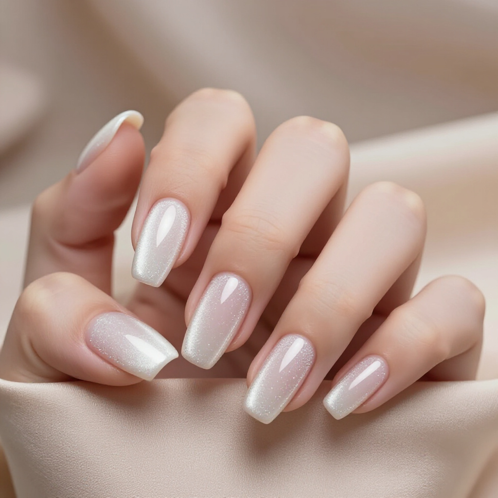 Glitter Bomb Black Almond Cat Eye: Dazzling and Dramatic - black almond cat eye nails