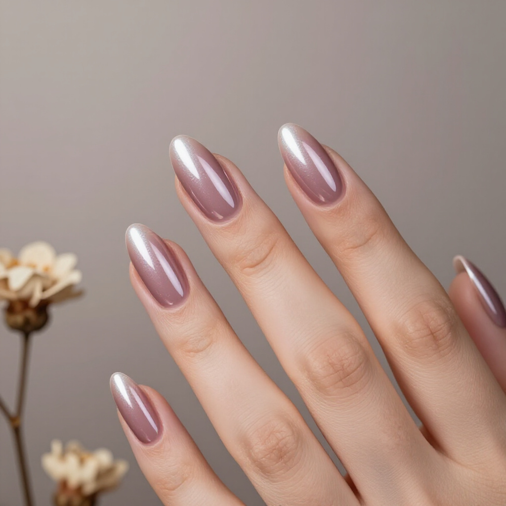 Black Almond Cat Eye with Geometric Accents: Modern Artistry - black almond cat eye nails