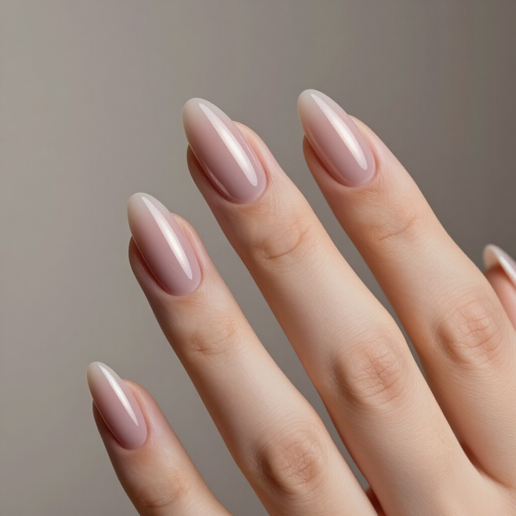 Iridescent White Cat Eye on Almond Nails for an Ethereal Glow - black almond cat eye nails Iridescent White Cat Eye on Almond Nails for an Ethereal Glow - black almond cat eye nails