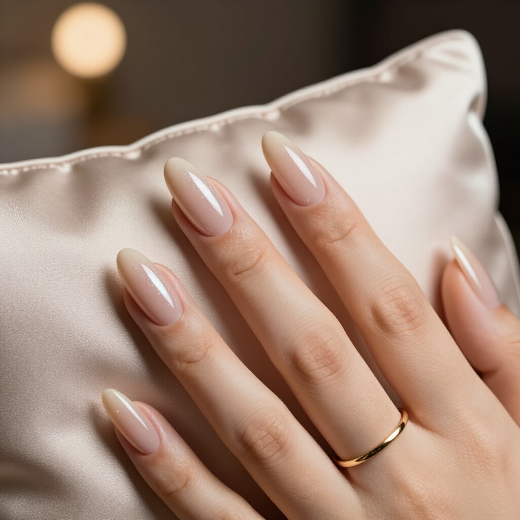 Best Nude Almond Cat Eye Shades for Every Season: Your Perfect Hue Awaits - nude almond cat eye nails