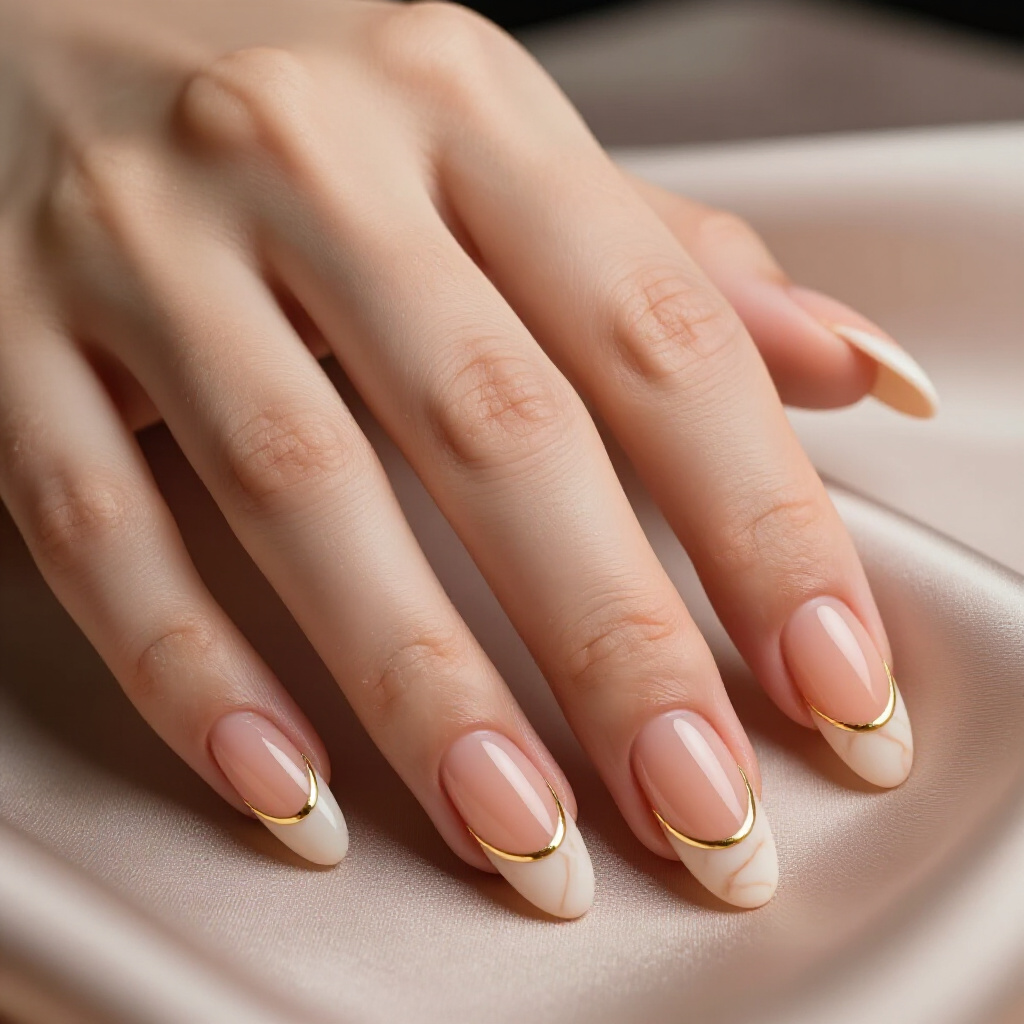 How to Make Your Marble Manicure Last Longer - marble nails