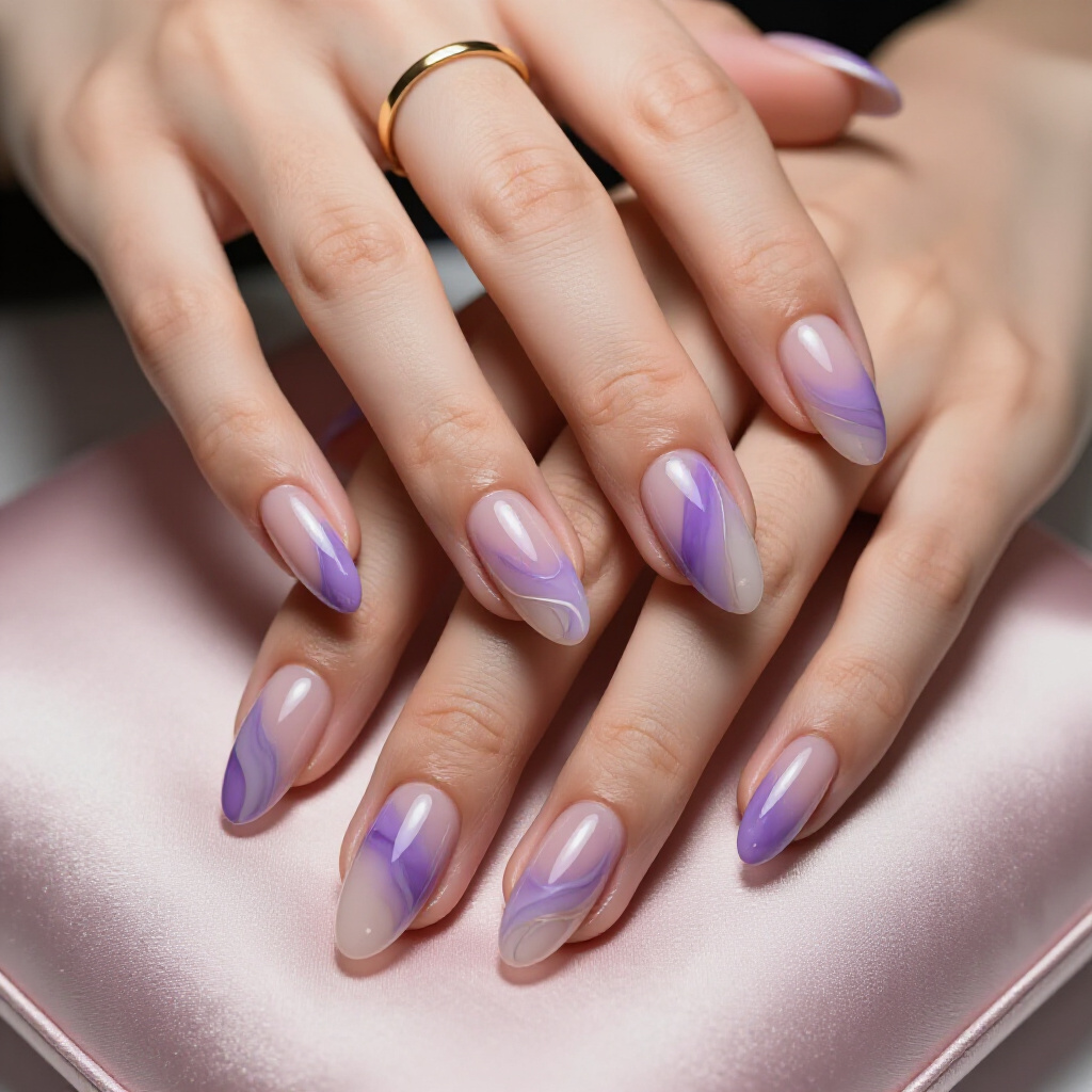 Modern Gray and White Marble with Matte Finish for Subtle Sophistication - marble nails