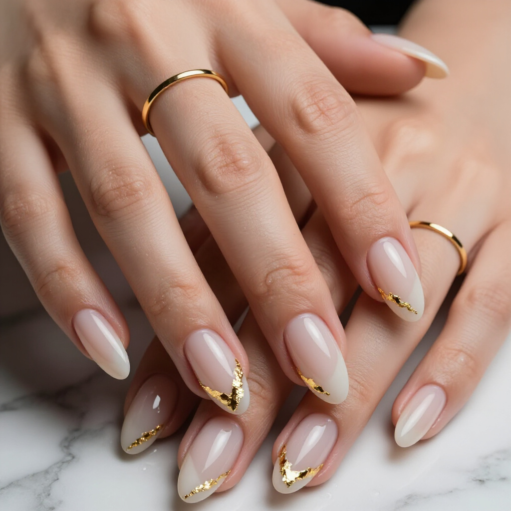 Bold Black and White Swirls for a Dramatic Statement Almond Marble Mani - almond marble nails Bold Black and White Swirls for a Dramatic Statement Almond Marble Mani - almond marble nails