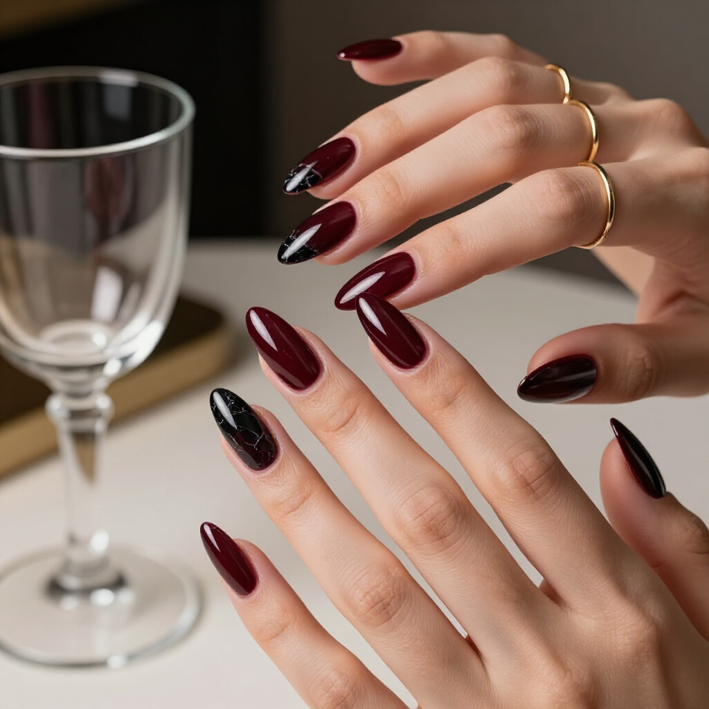 Vibrant Fuchsia and Pink Swirls for a Bold and Playful Statement - almond marble nails Vibrant Fuchsia and Pink Swirls for a Bold and Playful Statement - almond marble nails