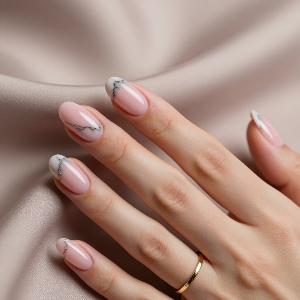 Pink Short Marble Nails for Short Nails: Tips and Tricks - pink short marble nails Pink Short Marble Nails for Short Nails: Tips and Tricks - pink short marble nails