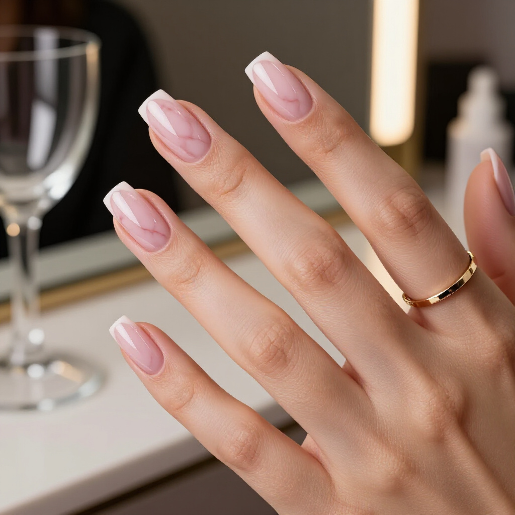 Best Pink Short Simple Marble Nail Shades for Every Season - pink short simple marble nails Best Pink Short Simple Marble Nail Shades for Every Season - pink short simple marble nails