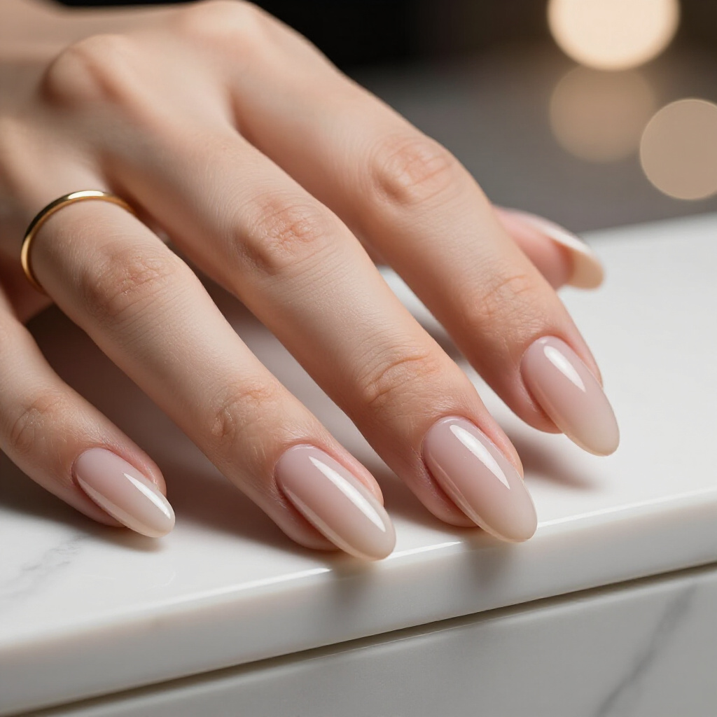 How to Make Your Nude Almond Marble Manicure Last Longer: Expert Care Tips - nude almond marble nails