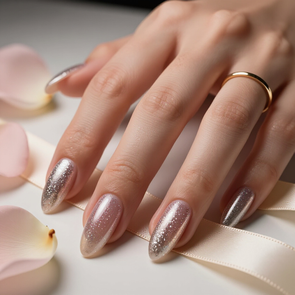 Glitter for Short Nails: Subtle Sparkle That Shines - glitter nails Glitter for Short Nails: Subtle Sparkle That Shines - glitter nails
