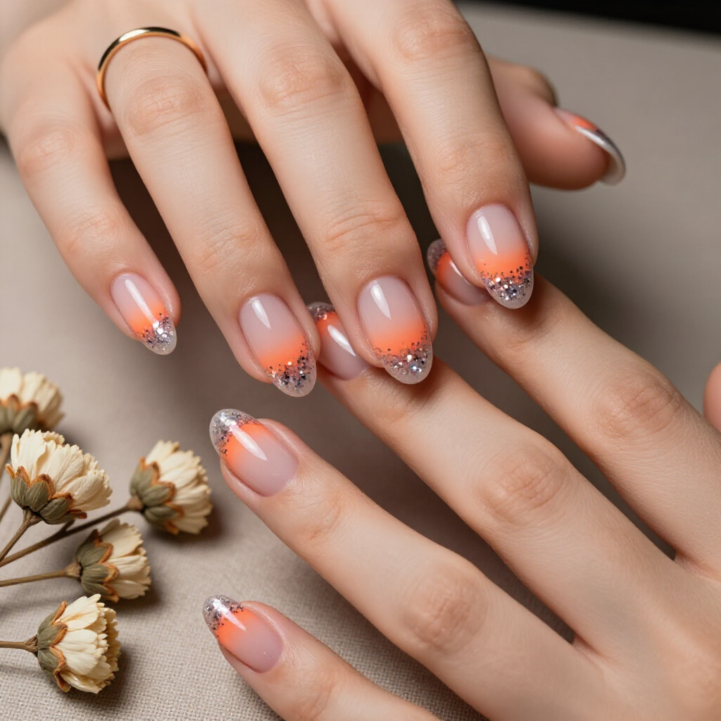 Short Glitter Nails: What Suits Short Nails and How to Ask Your Tech - short glitter nails