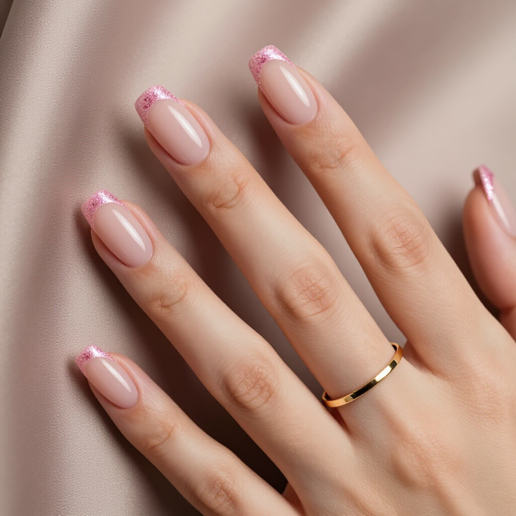 How to Make Your Pink Short Classy Glitter Nails Manicure Last Longer - pink short classy glitter nails How to Make Your Pink Short Classy Glitter Nails Manicure Last Longer - pink short classy glitter nails