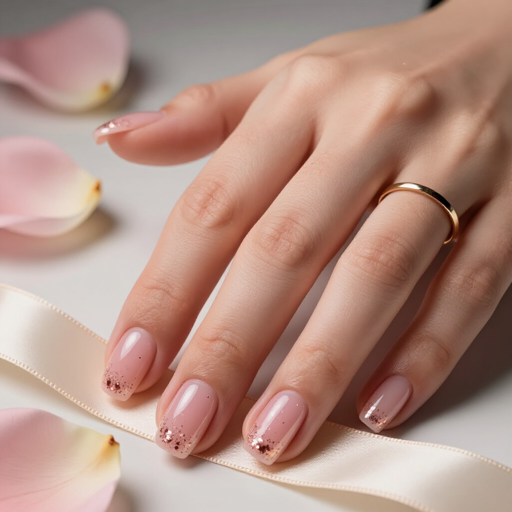 Hot Pink Glitter Bomb Nails for Maximum Party Glamour - pink short cute glitter nails