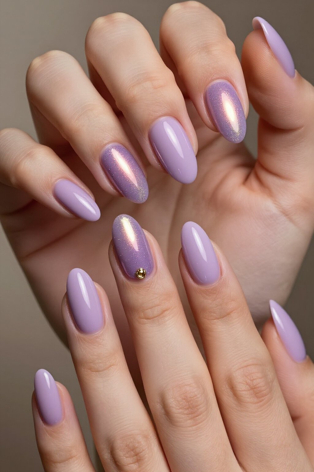 Luxurious Short Almond Lavender Aura Nails: How to Make It Last Longer - short aura nails
